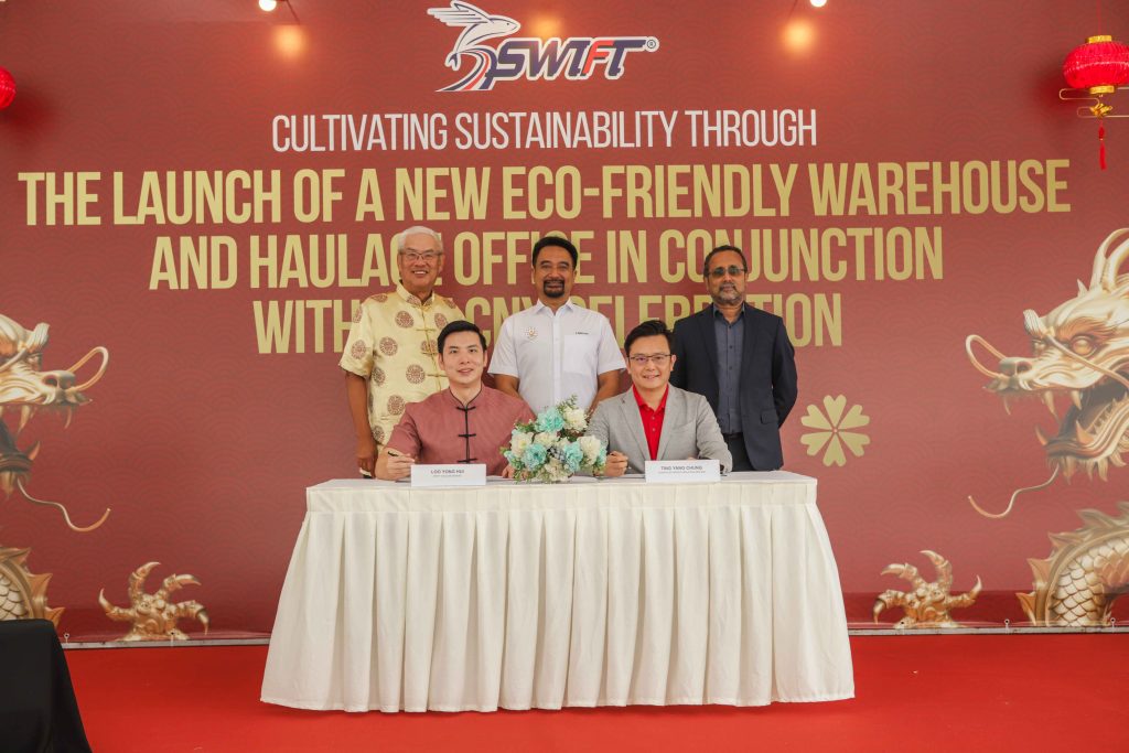 Swift Launches Eco-Friendly Warehouse, Office In Westport, Signs Agreement With Sharp Electronics Malaysia